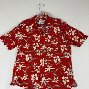 Urban Outfitters, Vintage, Red, Hawaiian Shirt, Size M,